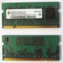 Модуль памяти для ноутбуков 256MB DDR2 SODIMM PC3200 (Дзержинский)